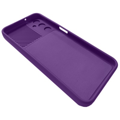 Купить силіконовий чохол soft tpu armor camshield для samsung m146 galaxy m14 5g - violet онлайн