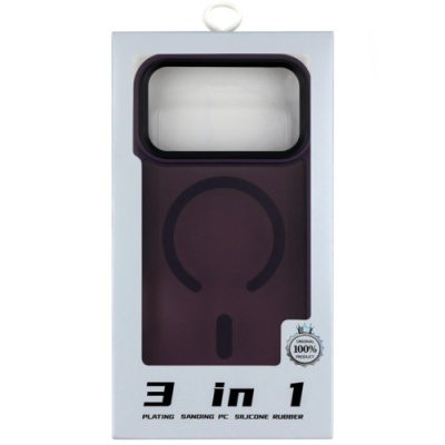 Купить чохол shadowmatte magsafe для apple iphone 18 pro max (dark purple) онлайн