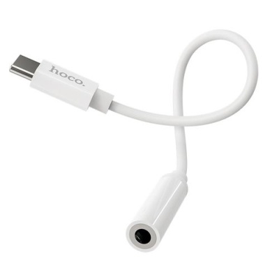перехідник hoco ls30 type-c - 3.5 audio jack (білий) 