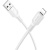 кабель borofone bx116 usb - lightning 2.4a/1м (бiлий) 