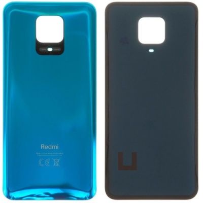 задня панель корпуса для xiaomi redmi note 9 pro (64 мп) blue (original china)