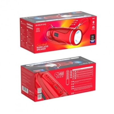 портативна колонка borofone br7 (червоний) 