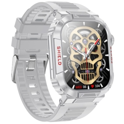 смарт-годинник borofone bd9 smart sports watch(call version) (срiбло) 