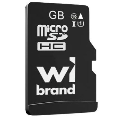 карта пам'яті wibrand microsdxc 128gb uhs-1 10 class (чорний) 
