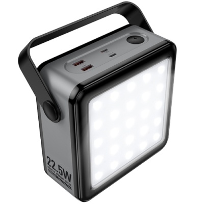 додаткова батарея power bank hoco j161 22.5w+pd20w with lighting 80000mah (чорний) 
