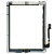 скло тачскріна для apple ipad 3 (a1403/a1416/a1430) з білою кнопкою home