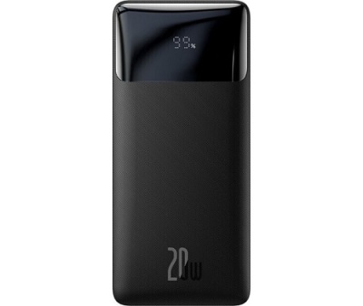 додаткова батарея power bank baseus bipow digital display 20w 30000mah black (ppbd050401) 