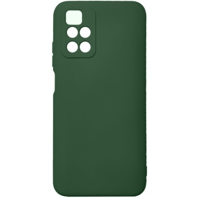 Купить силіконовий чохол soft silicone case для xiaomi redmi 10/redmi 10 2022 (темно-зелений) онлайн