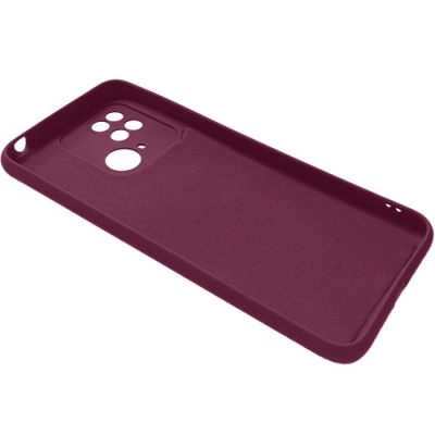 Купить чохол soft silicone case full для xiaomi redmi 10c (maroon) онлайн