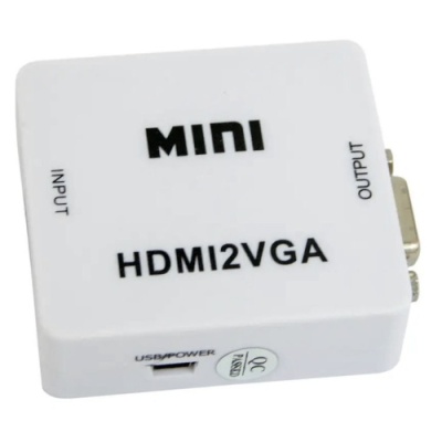конвертер hdmi to vga (білий) 