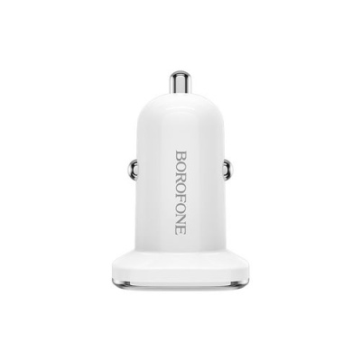 Автомобільний Зарядний Пристрій Borofone BZ12 2USB/2.4A (Білий)