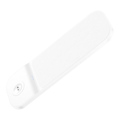 безпровідний зарядний пристрій hoco cq5 (phone+iwatch+airpods) 3in1 (білий) 