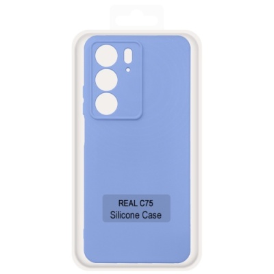 Купить чохол soft silicone case full для realme c75 (linen blue/lilac) онлайн