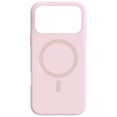 Купить чохол silicone case with magsafe для apple iphone 17 pro (pink) онлайн