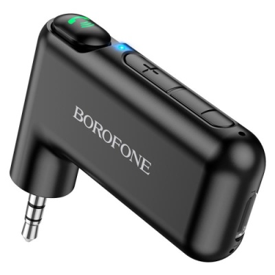 Bluetooth аудіо ресівер Borofone BC35 (Чорний)