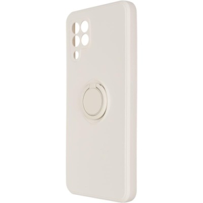 Купить силіконовий чохол soft silicone casevsmagnet ring для samsung a225 galaxy a22 4g/m325 galaxy m32 4g - ivory white онлайн