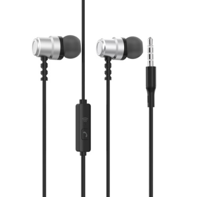 навушники skydolphin sr28 metal with mic silver 