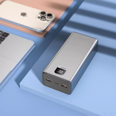додаткова батарея power bank proove guardian pd20w+qc3.0 22.5w 30000mah (metal gray) 