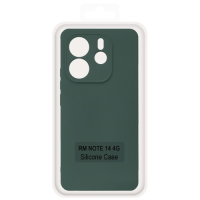 Купить чохол soft silicone case full для xiaomi redmi note 14 4g eu (164.84/78.15/8.16mm) (midnight green) онлайн