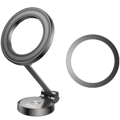 Автотримач Hoco H51 Magnetic For Ring (Сiрий)