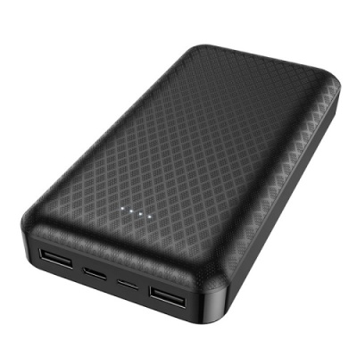 додаткова батарея power bank borofone bj3a minimalist 20000mah (чорний) 