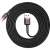 кабель baseus cafule usb - type-c 2.0a/3m (catklf-u91) (blak-red 