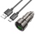 Автомобільний Зарядний Пристрій Hoco Z52 1USB/18W/QC3.0 + 1Type-C/20W/PD + (USB - Type-C) (Чорний)