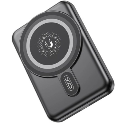 додаткова батарея power bank xo pr264 with magsafe and holder +pd20w 10000 mah (чорний) 