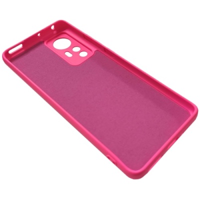 Купить чохол soft silicone case full для xiaomi 12 (малиновий) онлайн