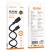 Кабель Borofone BX113 Silicone Type-C - Lightning PD27W/1m (Чорний) кабель borofone bx113 silicone type-c - lightning pd27w/1m (чорний)