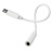 перехідник borofone bv13 type-c - 3.5 audio jack (білий) 