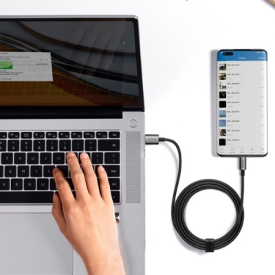 кабель baseus superior series fast charging data usb - type-c 100w/1m (p10320102114-00) (cluster black) 