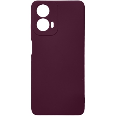 Купить силіконовий чохол soft silicone case для motorola g04/g04s/g24/e14 (бордовий) онлайн