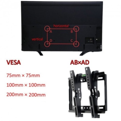 кронштейн для телевізора q tvq-03 (14"- 42") 
