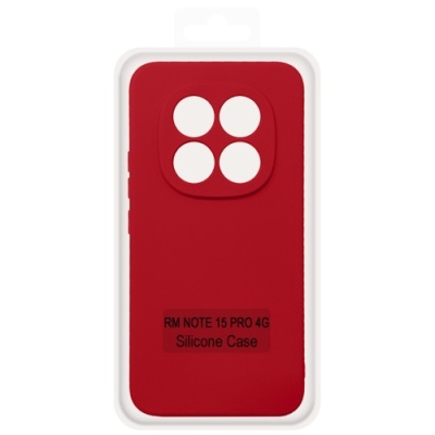 Купить чохол soft silicone case full для xiaomi redmi note 15 pro 4g (163.22/76.29/7.96) (червоний) онлайн