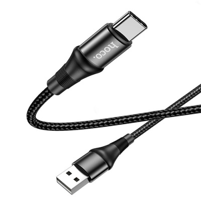 кабель hoco x50 excellent usb - type-c 3.0a/1m (чорний) 