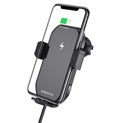 Автотримач Borofone BH31 Sabio Wireless Charging (Чорний)