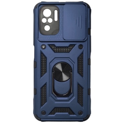 Купить чохол-накладка armor magnet camshield для xiaomi redmi note 10/10s - dark blue онлайн