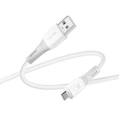 кабель ridea rc-si35 siliconepro usb - type-c 3a/1m (бiлий) 