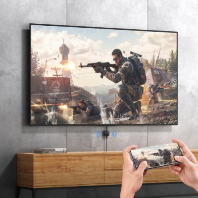 перехідник адаптер hoco ua45 hdmi screen mirroring device (1080p) (чорний) 