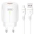 Мережевий Зарядний Пристрій XO L112 1USB/18W/QC3.0 + (USB - MicroUSB) (Бiлий) мережевий зарядний пристрій xo l112 1usb/18w/qc3.0 + (usb - microusb) (бiлий)