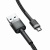 кабель baseus cafule usb - microusb 2a/3m (camklf-hg1) (black-grey) 