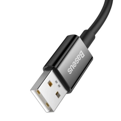 кабель baseus superior series (supervooc) usb - type-c 65w/1m (cays000901) (black) 