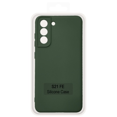 Купить чохол soft silicone case full для samsung g990 galaxy s21 fe (dark green) онлайн