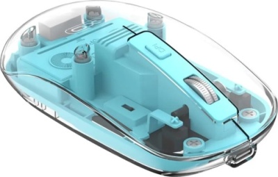 мишка бездротова xo m12 bluetooth+2.4g (синій) 