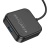 usb hub hoco hb31 easy 4-in-1 converter (type-c to usb3.0*4) 0,2m. black 