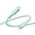 кабель ridea rc-cp43 colorpro type-c - type-c 60w 1.2m (зелений) 