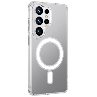 Купить силіконовий чохол magsafe для samsung s948 galaxy s26 ultra (прозорий) онлайн