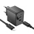 мережевий зарядний пристрій hoco cs16a 1lightning + 1type-c/20w/pd + (type-c - lightning) (чорний) 
