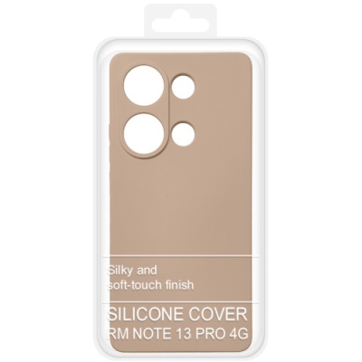 Купить силіконовий чохол soft silicone case для xiaomi redmi note 13 pro 4g/note 14s/poco m6 pro 4g (пудра) онлайн